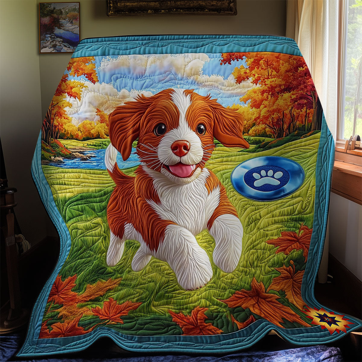 Playground Puppy WY0312029CL Quilt
