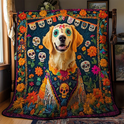 Golden Retriever Fiesta WN0611001CL Quilt