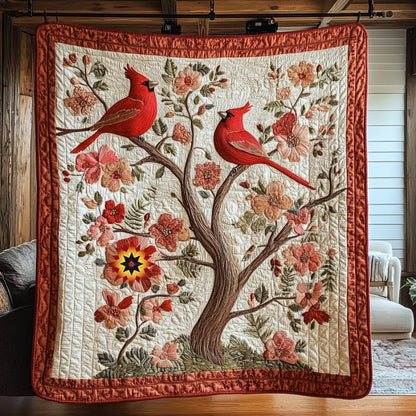 Gorgeous Cardinal WU0411045CL Quilt