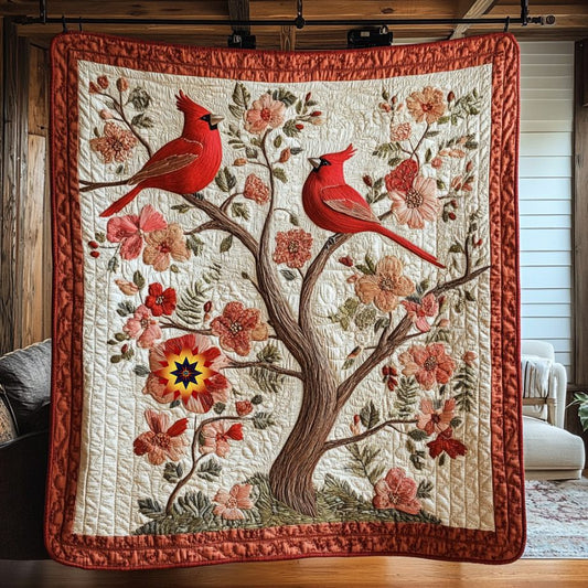 Gorgeous Cardinal WU0411045CL Quilt