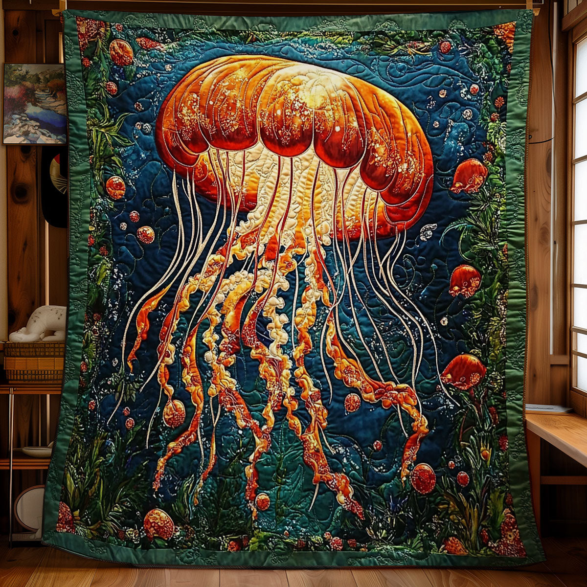 Fire Jellysifh WY1401032CL Quilt