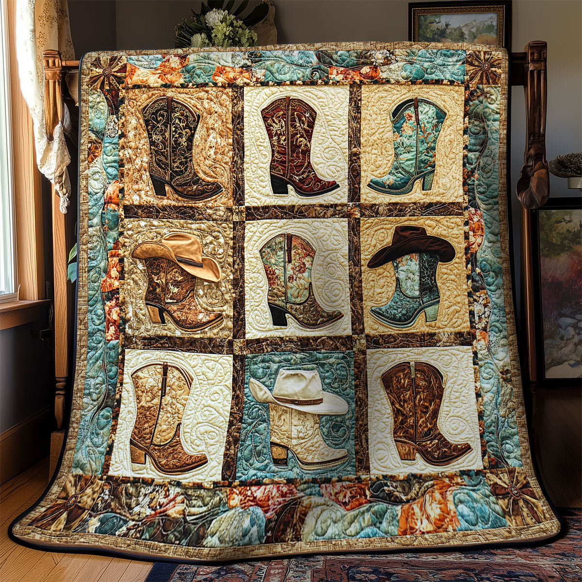 Cowboy Colletion WY1502036CL Quilt