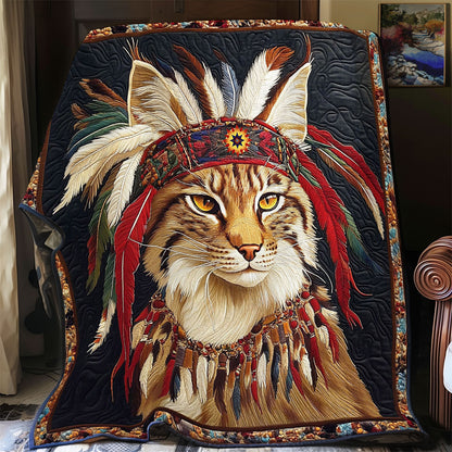 Native American Cat WY2911010CL Quilt