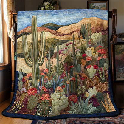 Cactus In Desert WY1502026CL Quilt