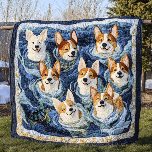 Corgi Water Play WN0310006CL Quilt