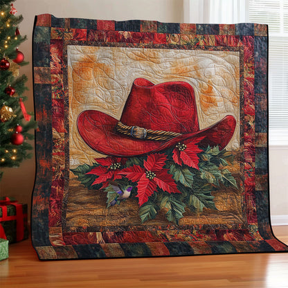 Christmas Cowboy Hat WY2111024CL Quilt