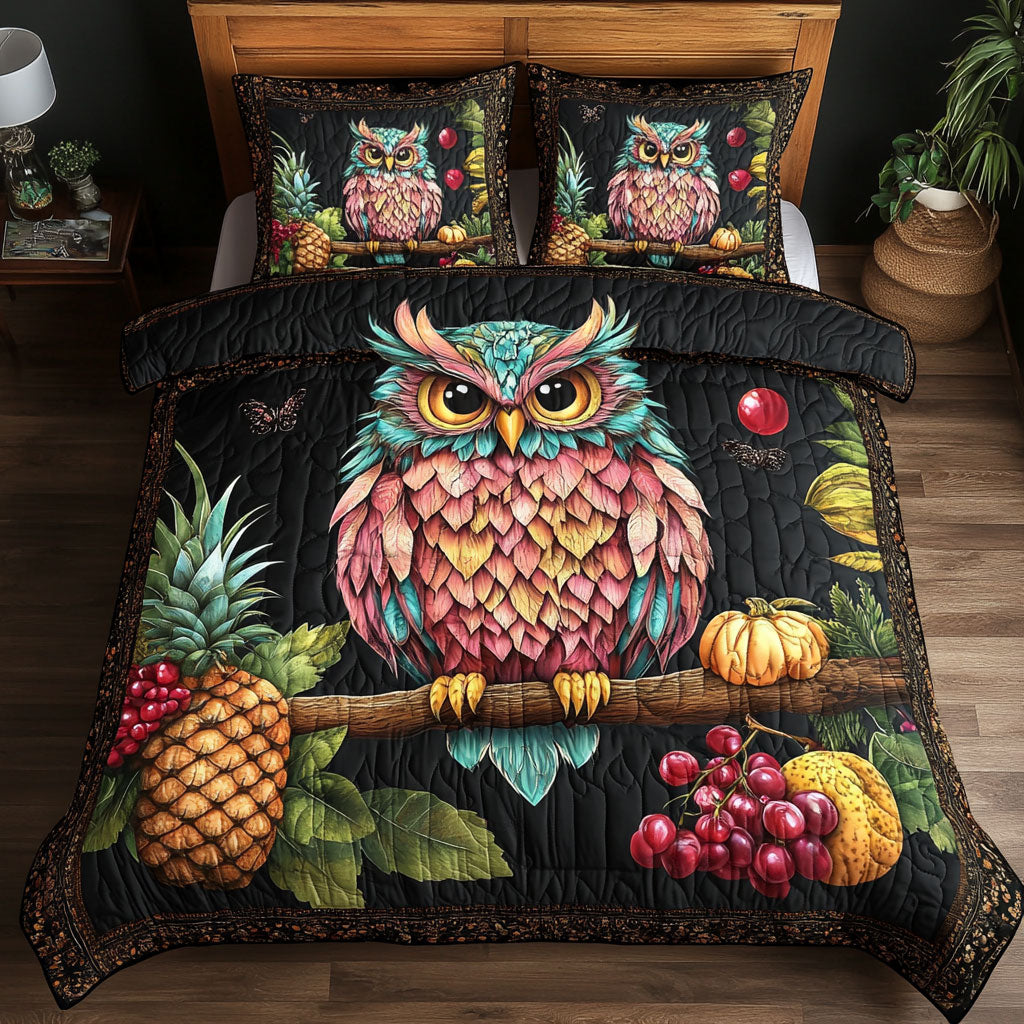 Owl Pink Tree WT1102007CL Duvet Cover Set