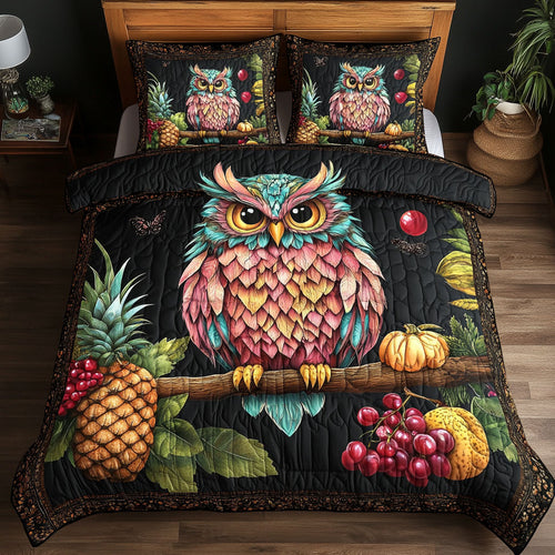 Owl Pink Tree WT1102007CL Duvet Cover Set
