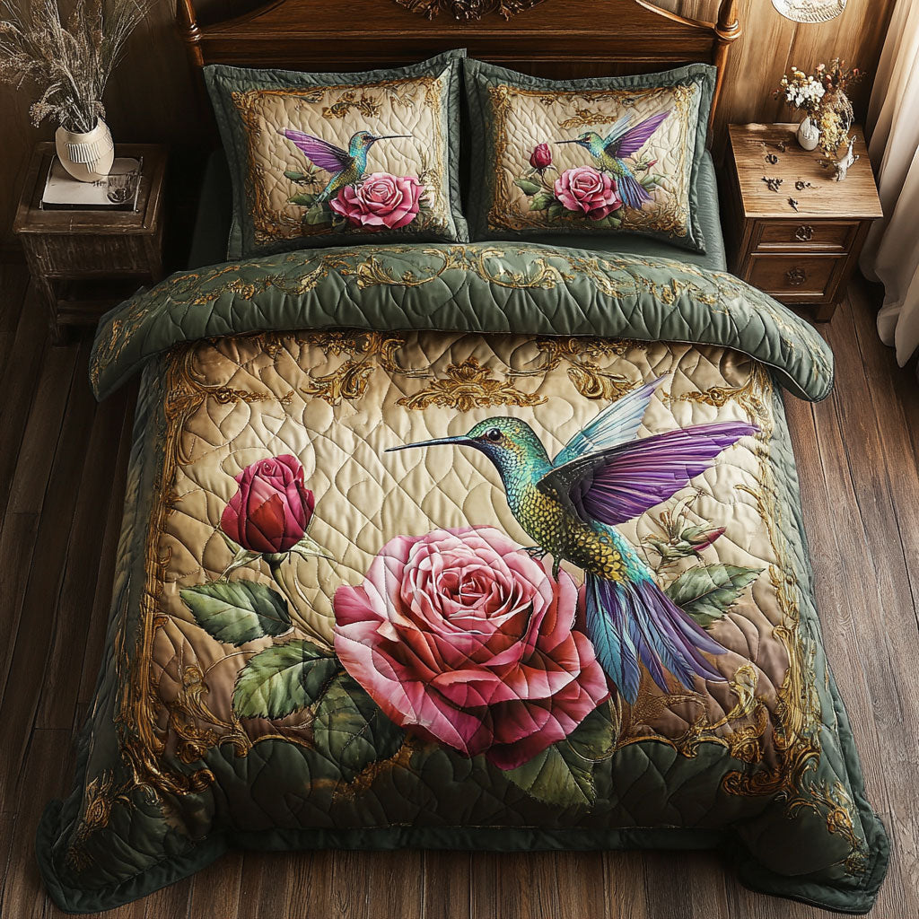 Hummingbird Roses WT1302004CL Duvet Cover Set