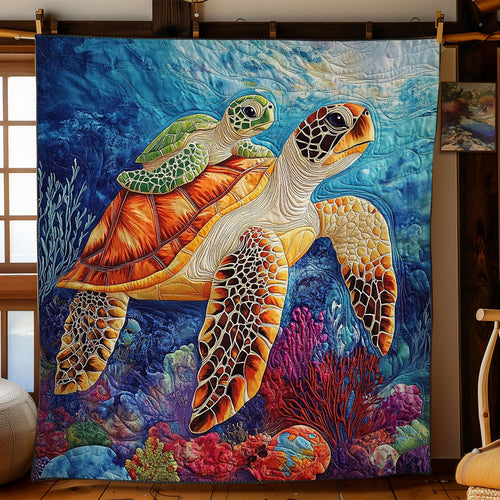 Tortoise And Turtle WY0202072CL Quilt