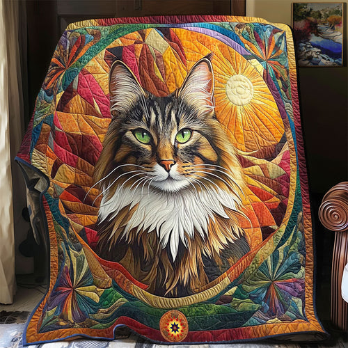 Maine Coon Portrait WY2512016CL Quilt