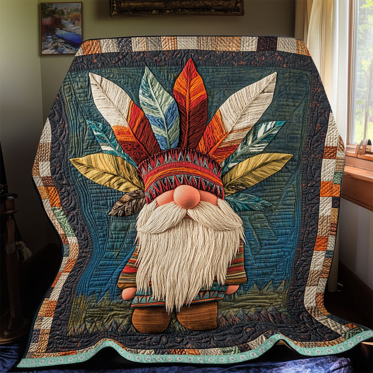 Tribal Gnome WX2512054CL Quilt