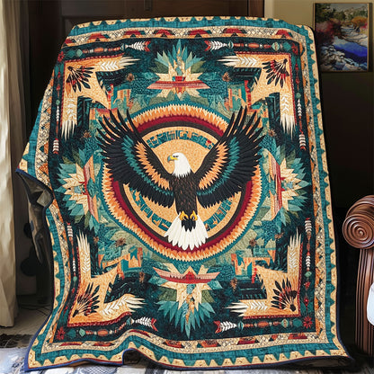 Eagle In Native Pattern WY2201063CL Quilt