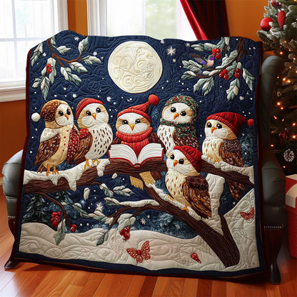 Winter Of Owl Family WY0512016CL Quilt