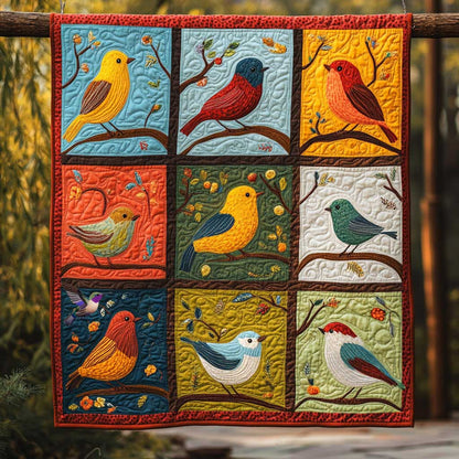Colorful Bird WJ0710009CL Quilt