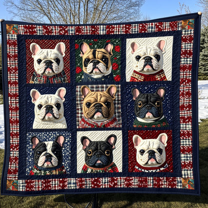 Winter French Bulldog WJ2711030CL Quilt