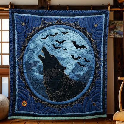 Full Moon Wolf WJ1712015CL Quilt