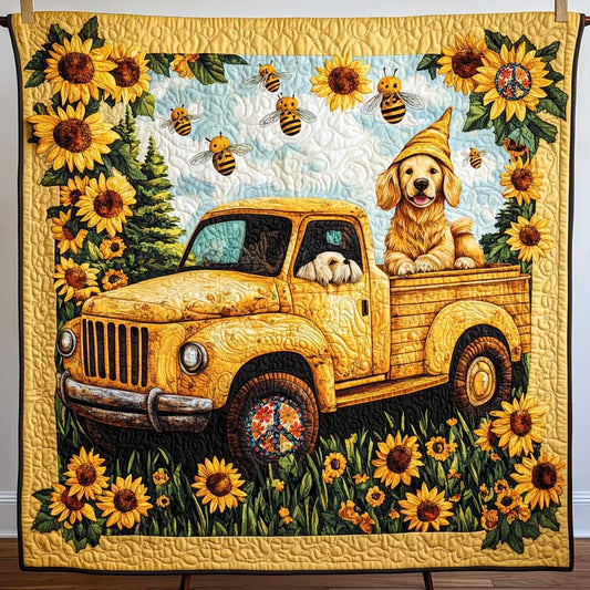 Golden Retriever Sunfield WN0110041CL Quilt