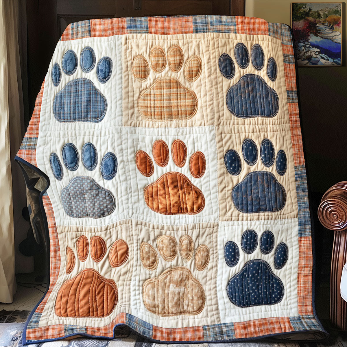 Paws Collection WY0602177CL Quilt