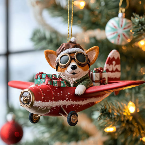 Red Aviator CP2411084CL Christmas Ornament