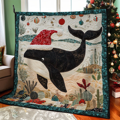 Santa Killer Whale WY1311043CL Quilt