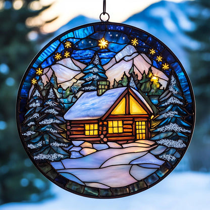 Snow House WY2202210CL Suncatcher