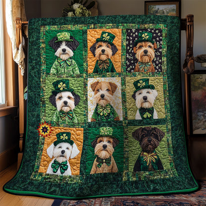 Schnauzer Shamrock WN1411043CL Quilt