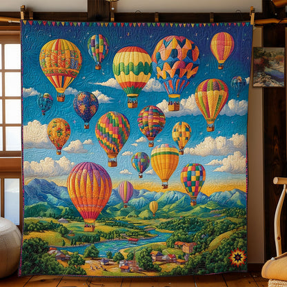 Hot Air Ballon WY2711016CL Quilt