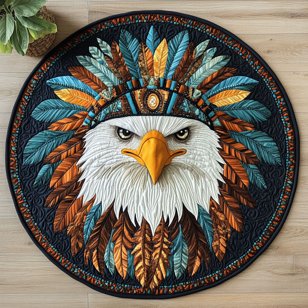 Eagle Native American CW0406030CL Quilted Round Mat – Cozzyhomes