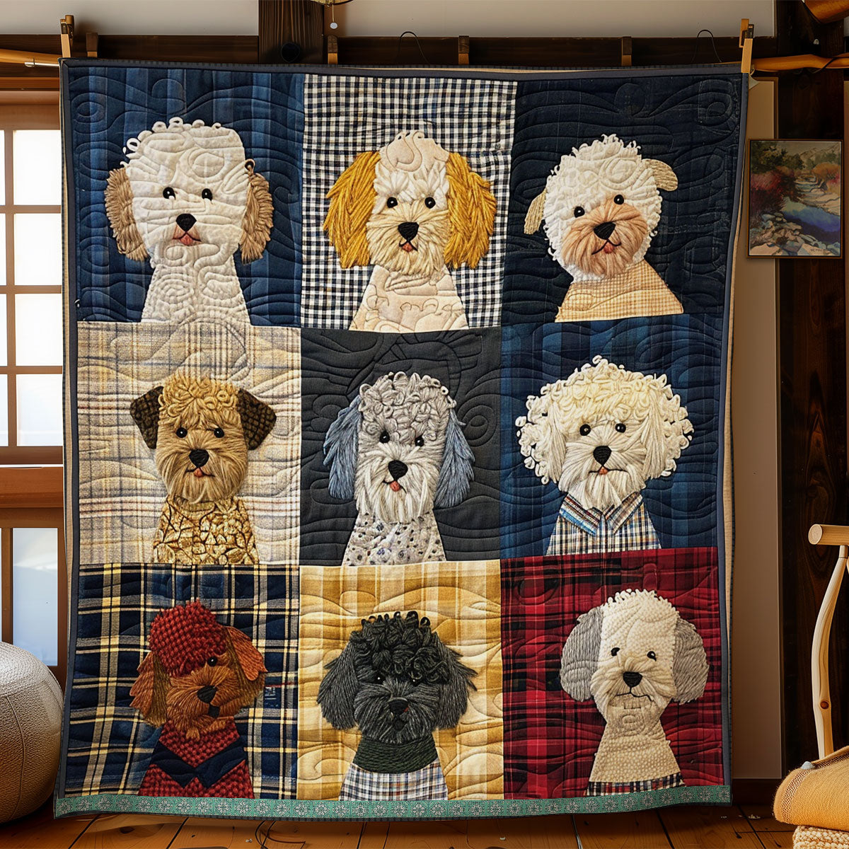 Bichon Charm WN1909062CL Quilt