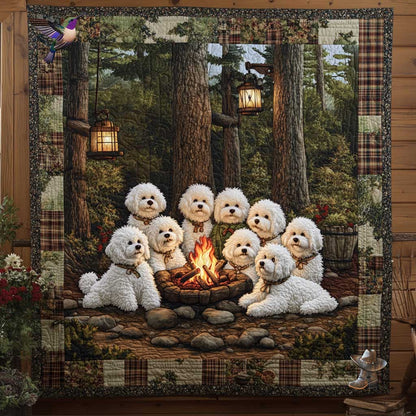 Bichon Campfire Tales WN2811067CL Quilt