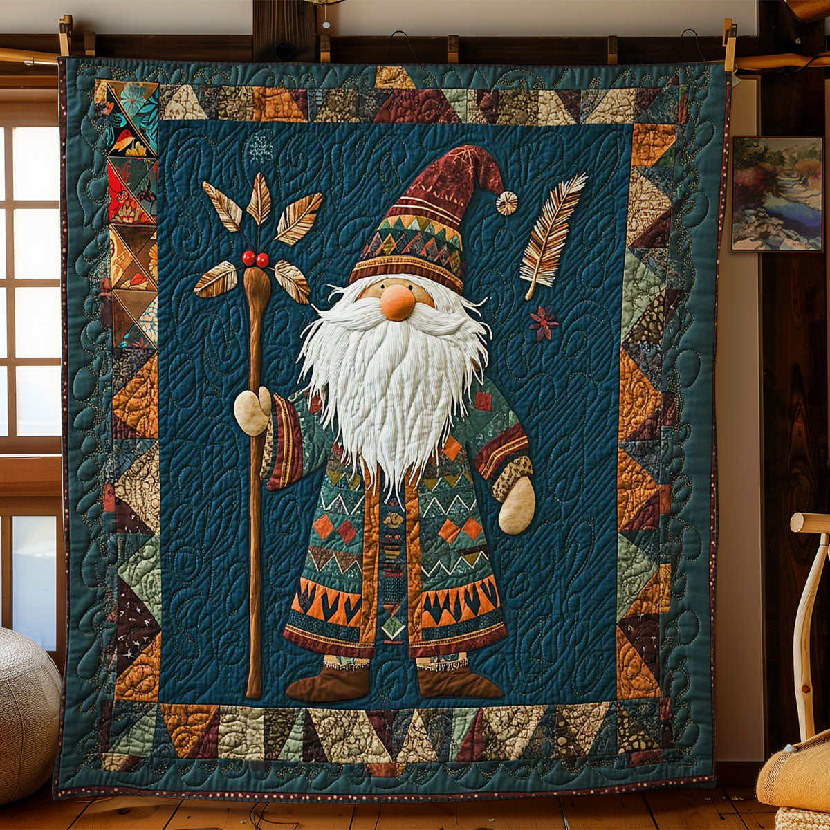 Sacred Gnome WN1311010CL Quilt