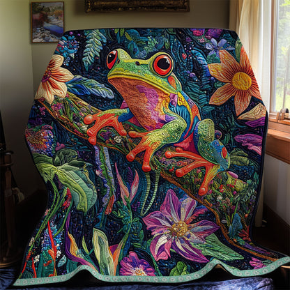 Colorful Frog WX1211012CL Quilt