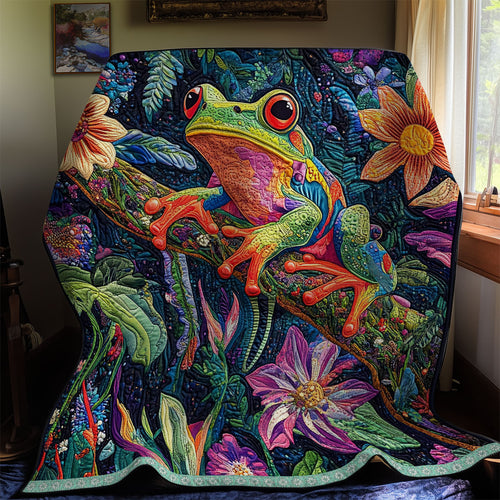 Colorful Frog WX1211012CL Quilt