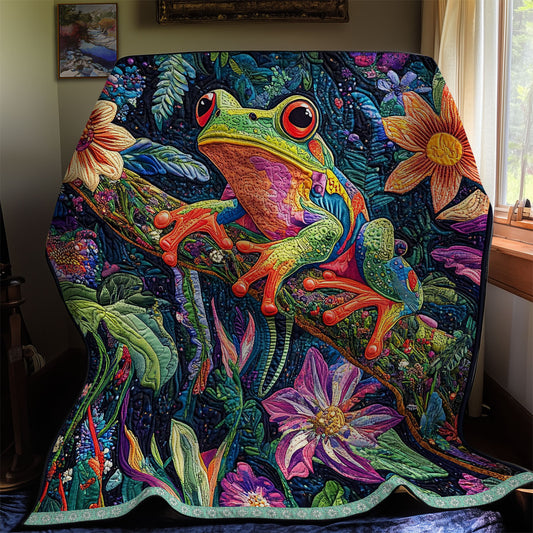 Colorful Frog WX1211012CL Quilt