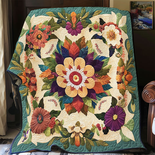 Flower Garden WY0911001CL Quilt