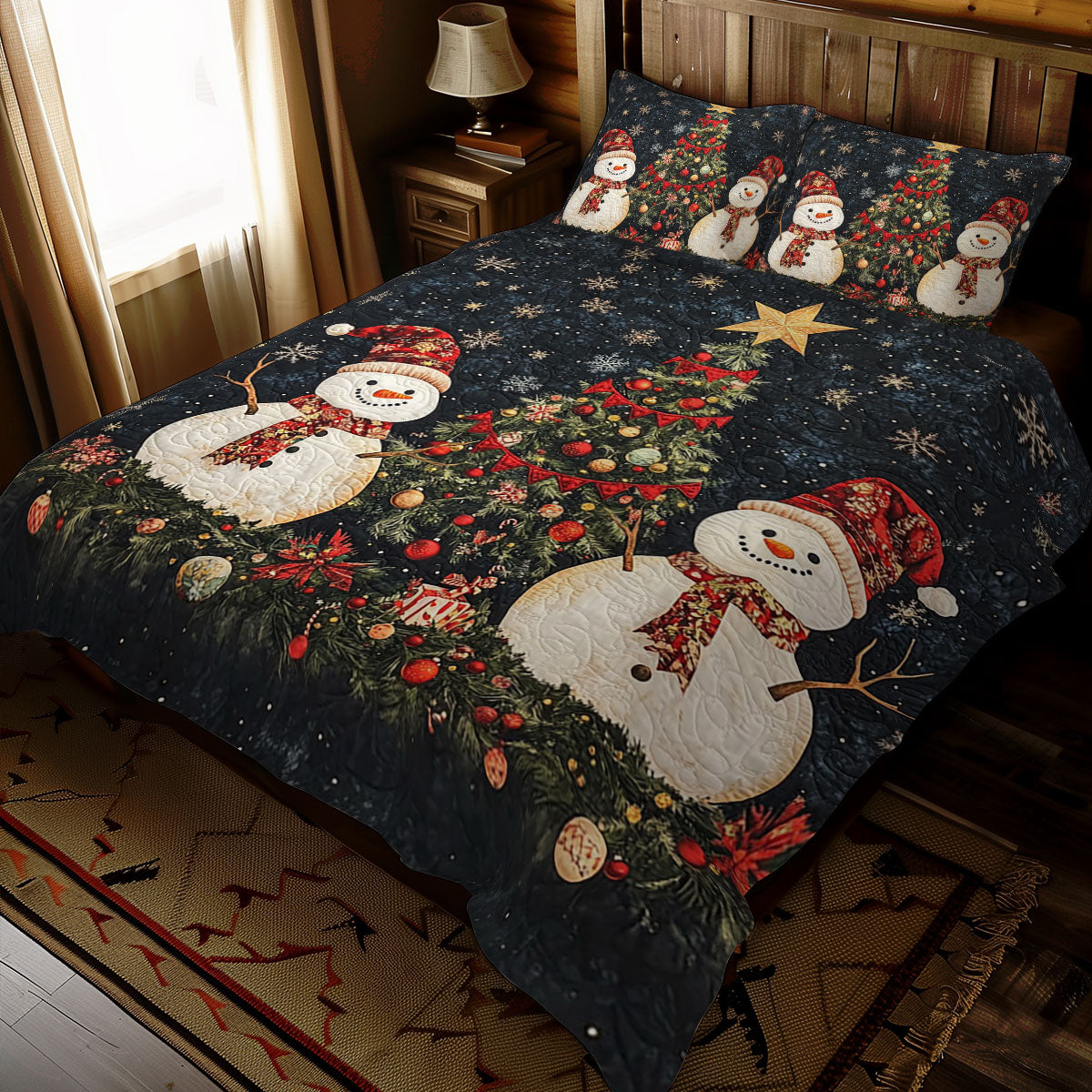 Christmas Snowman WJ1211028CL Duvet Cover Set