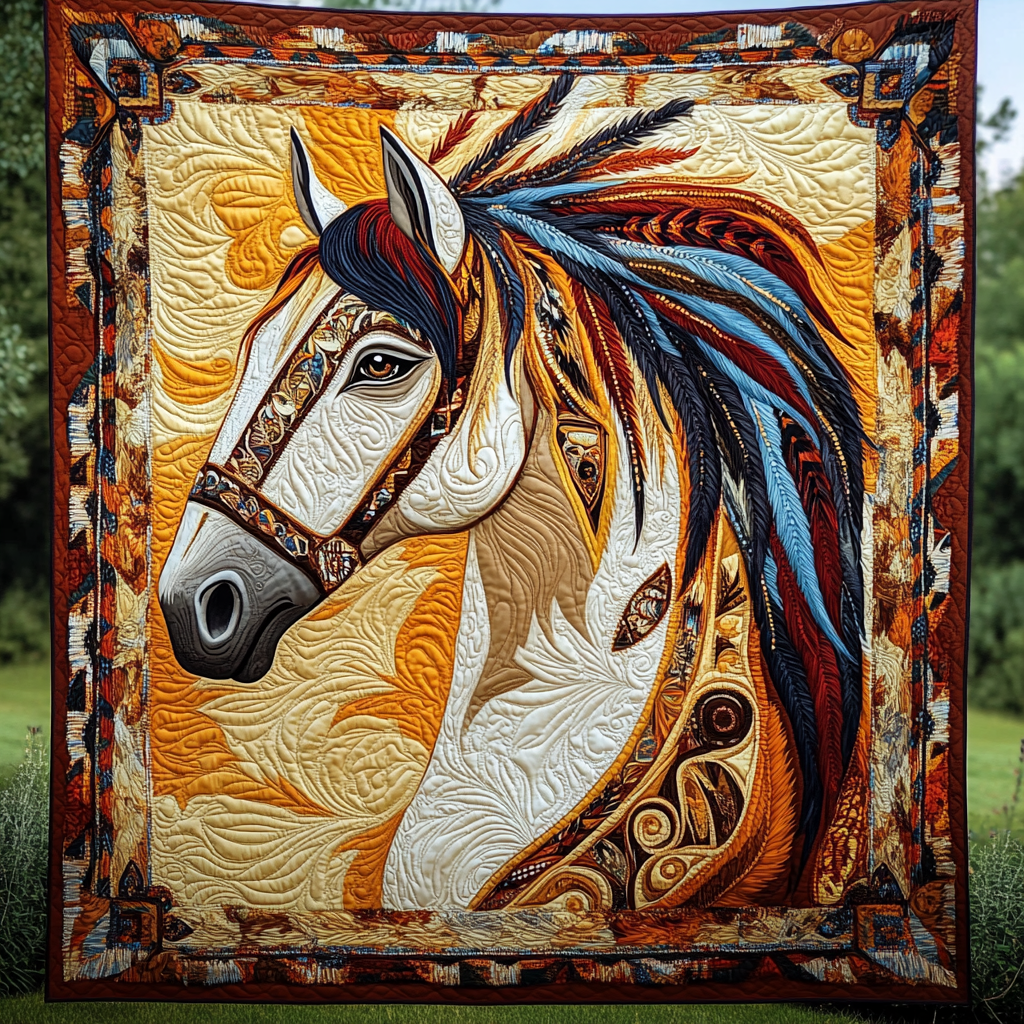 Native Horse WG3012010CL Quilt