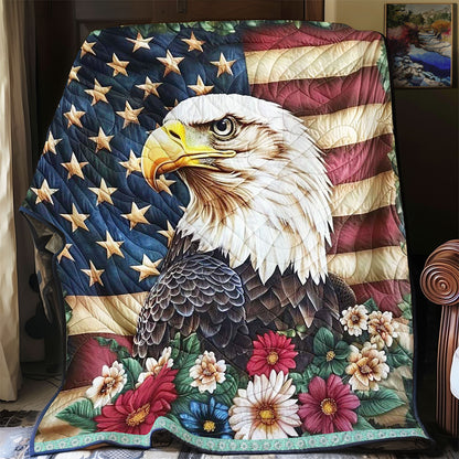 Patriotic Eagle WJ1109011CL Quilt