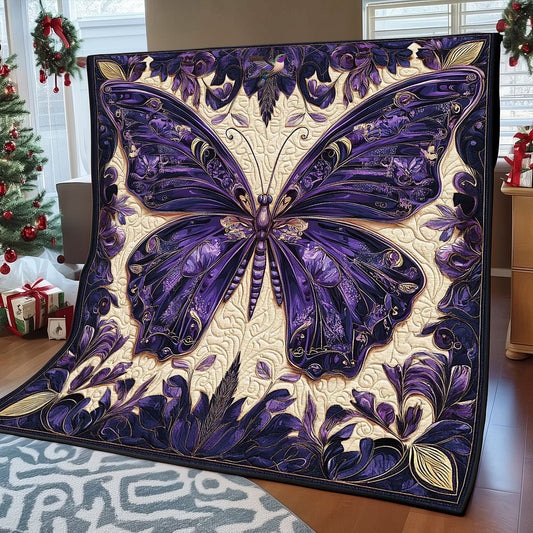 Royal Purple Butterfly WP0212039CL Quilt