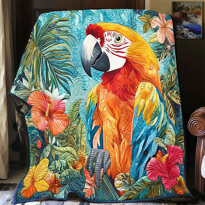 Tropical Forest Parrot WY1311011CL Quilt