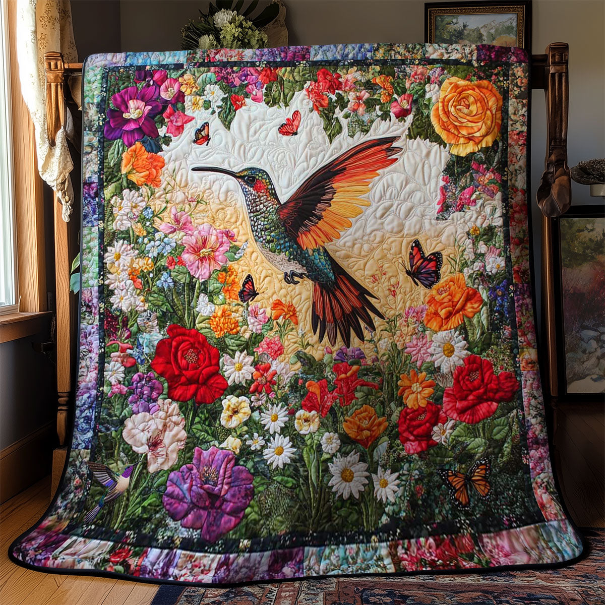 Blooming Hummingbird WN1311047CL Quilt