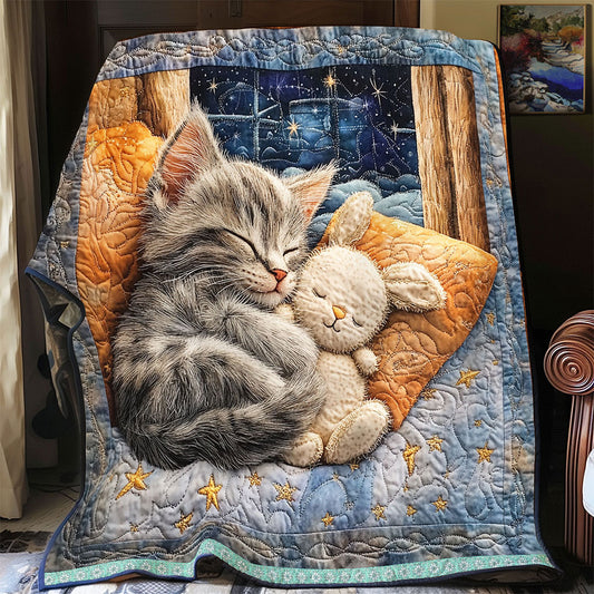 Tabby Kitten Sleep WT1403142CL Quilt