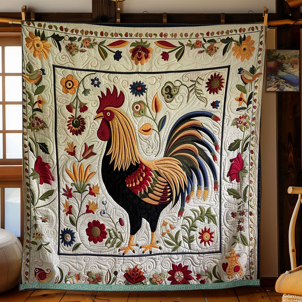 Chicken WJ1209001CL Quilt