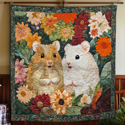 Flower Garden Of Hamster WY0611032CL Quilt