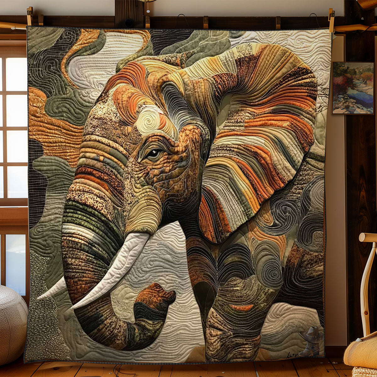 Elephant Essence WN3010048CL Quilt