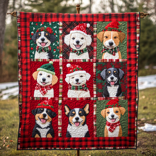 Merry Puppie WN2009027CL Quilt