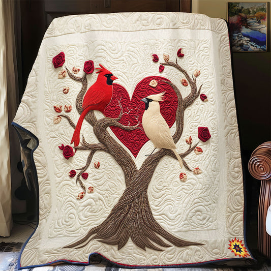 Couple Cardinal WY2312017CL Quilt