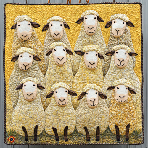 A Flock Of Sheep WY1810005CL Quilt