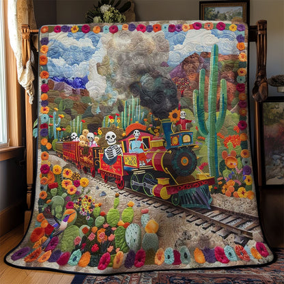 Day Of The Dead Train Journey WN2610047CL Quilt